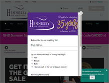 Tablet Screenshot of hennessyhb.ie